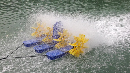 Princíp prevzdušňovania prevzdušňovača rybníka